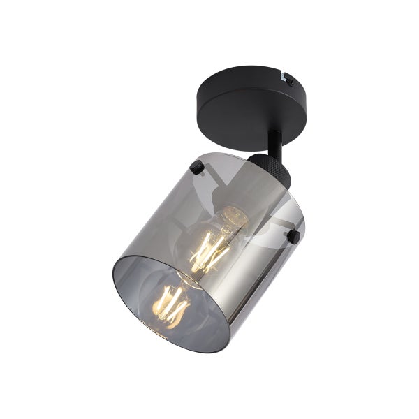 Deckenleuchte mit Leuchtmittel in Lampenschirm