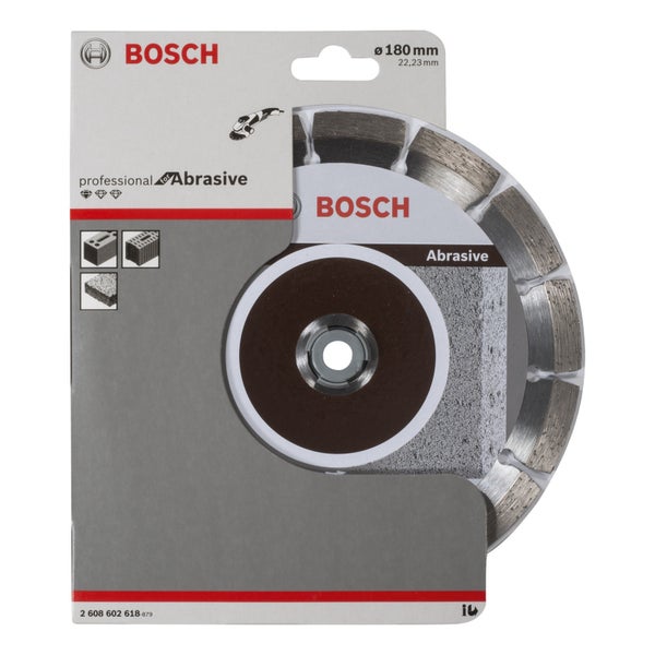 Bosch Diamanttrennscheibe Standard for Abrasive 180x22,23x2x10 mm 2608602618