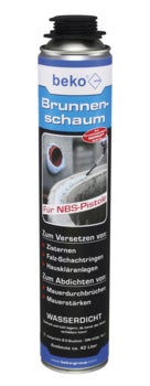 beko Brunnenschaum für NBS-Pistole, wasserdicht, zum Abdichten von Zisternen und Schachtringen, Ausbeute circa 42 Liter.