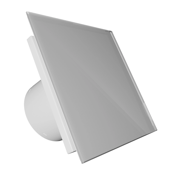 Wandventilator mit quadratischer Glasabdeckung