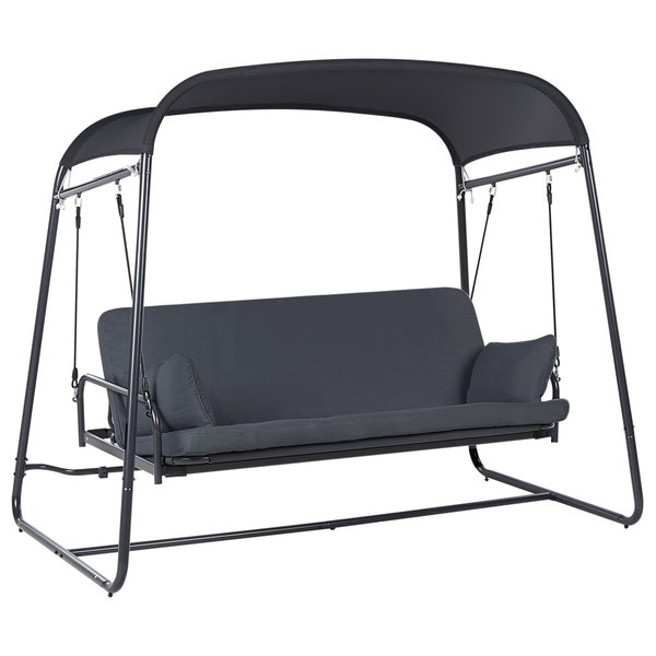 Gartenschaukel mit Dach und Sitzkissen