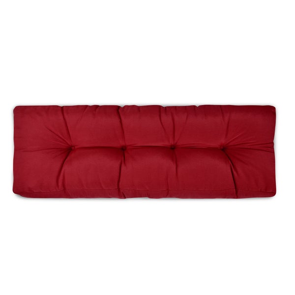 Beautissu ECO Style Palettenkissen Rücken 120x40x10cm Rot