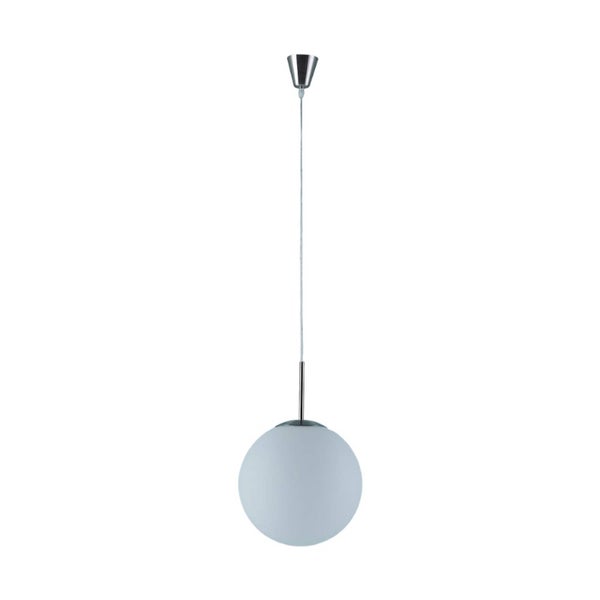 Lindby Pendelleuchte Marike (Modern) in Weiß aus Glas (1 flammig, E27) - Hängelampe Esstischlampe Hängeleuchte Wohnzimmerleuchte