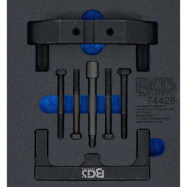 BGS Werkstattwageneinlage 1/6: Motor-Einstellwerkzeug-Satz für VAG 4.0 FSI / TFSI - 74428