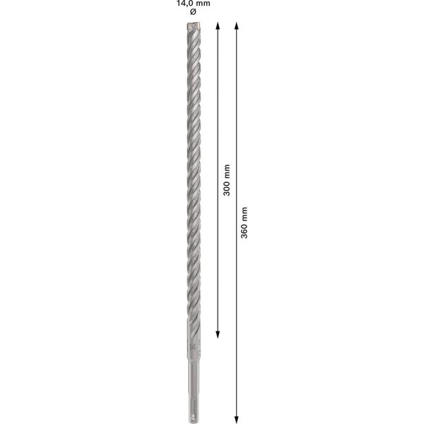 Bosch PRO SDS plus-5X Hammerbohrer 14 x 300 x 360 mm - 2608833820