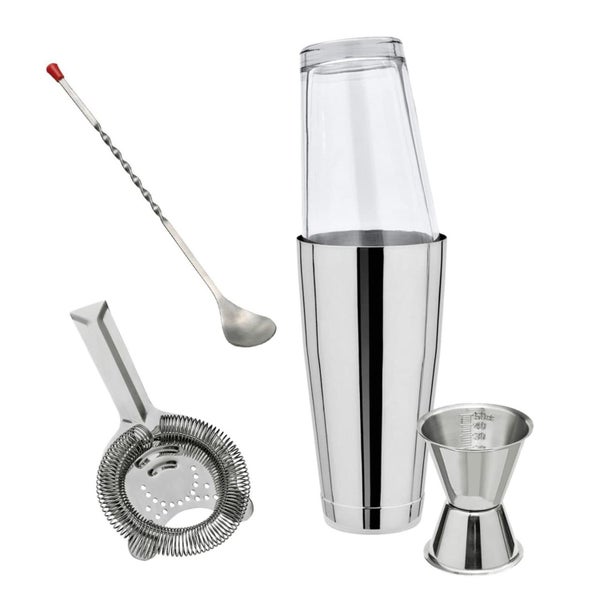 Сocktail Set - Boston Shaker mit Original Mixing-Glas