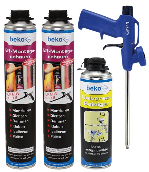 beko NBS B1-Montageschaum-Set 4 tlg. - 1 Set