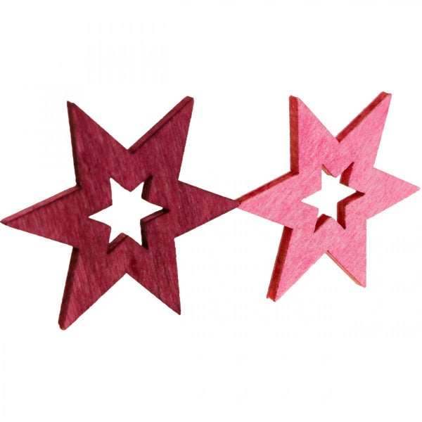 Dekorative Holzsterne mit Aussparung