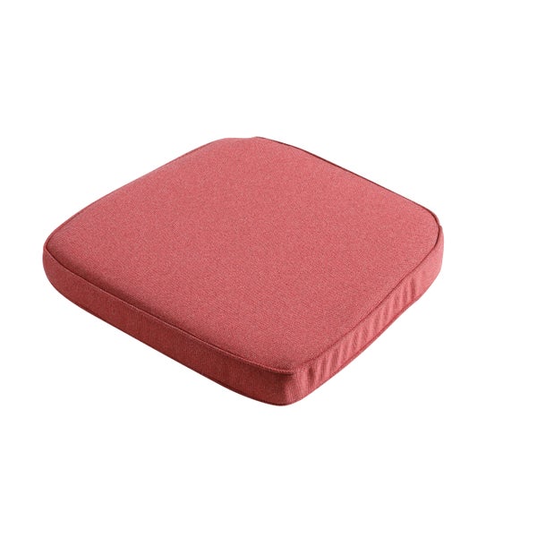 Sitzkissen Polyrattan Manchester rot - ca. 48x48 cm - 4er-Set