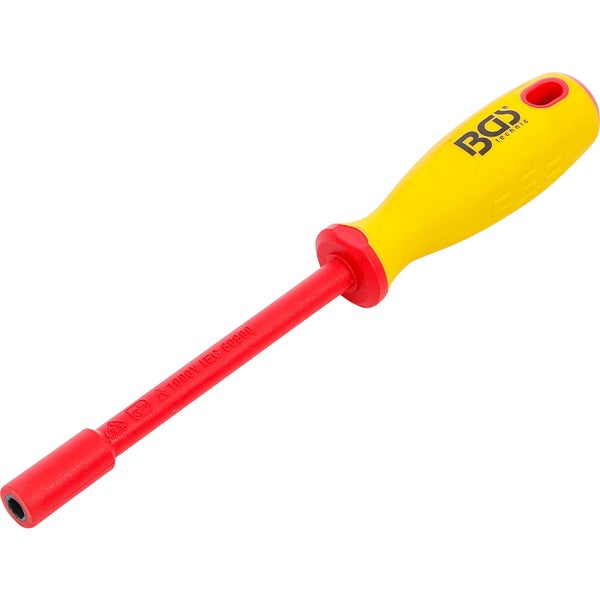 BGS VDE-Steckschlüssel-Schraubendreher Sechskant SW 6 mm Klingenlänge 125 mm - 71086