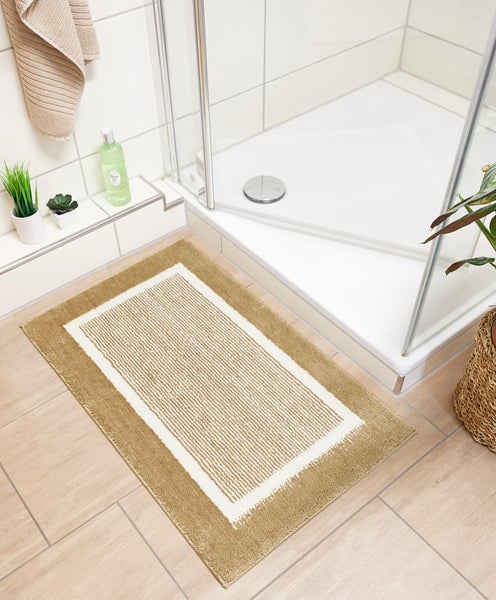 Badematte Maui 50 x 80 cm in Taupe