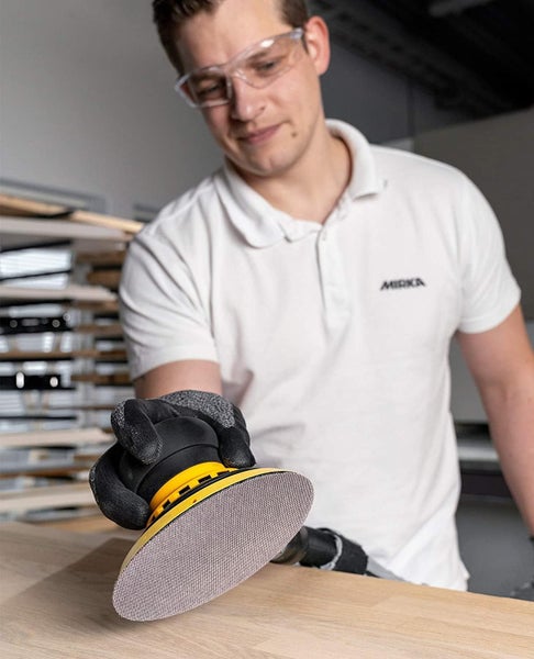Mirka Abranet Netzschleifscheiben Ø 150mm Klett / Mix-Pack 5 von jeder Körnung 80, 120, 180, 240, 320, 400, 600 / 35 Stk / Für alle 150mm Exzenterschleifer und Schleifmaschinen