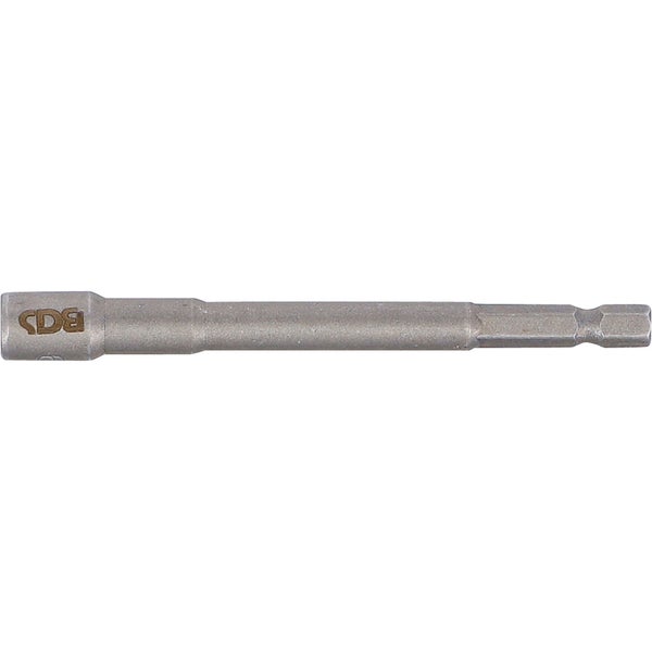 BGS Steckschlüssel-Einsatz Sechskant extra lang für Bohrmaschinen Antrieb Außensechskant 6,3 mm (1/4) SW 6 mm - 2762