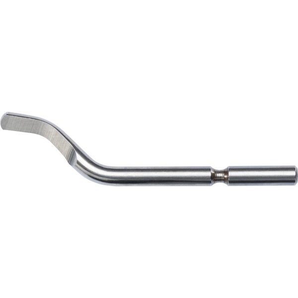 Ersatzklinge für Entgrater aus Metall mit gebogener Spitze