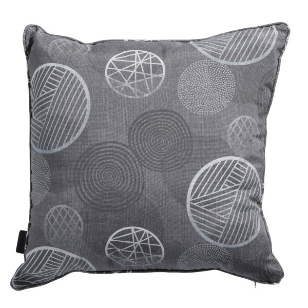 Dekokissen Kreis grau - Ca. 50x50 cm - 4er-Set