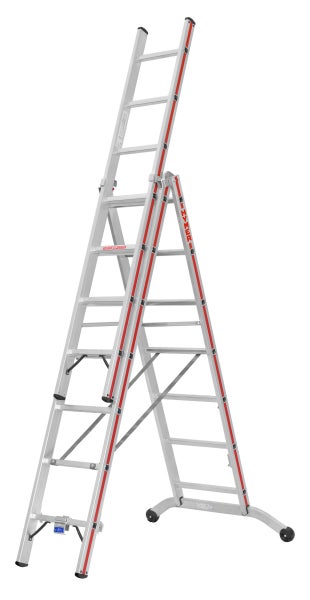 Aluminium Sprossenleiter im A-Zustand