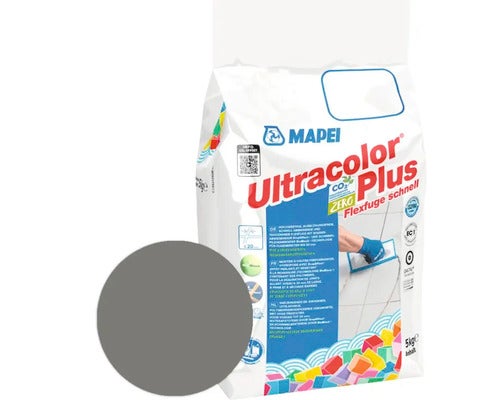 Mapei Ultracolor Plus Flexfuge schnell Mörtel Sack mit Farbmuster