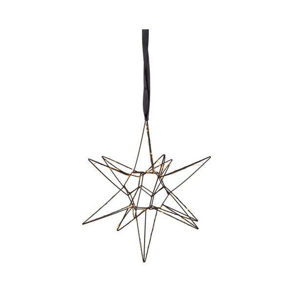 Dekostern mit Beleuchtung und Aufhängeband