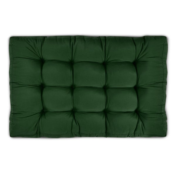 Beautissu ECO Style Palettenkissen Sitz 120x80x15cm Dunkelgrün
