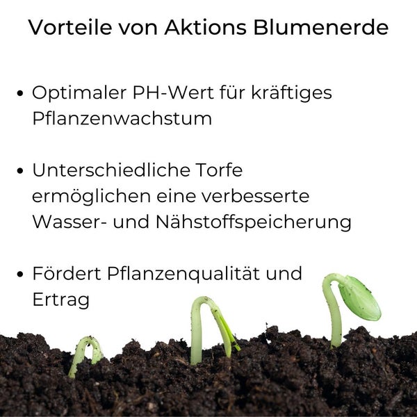 Blumenerde 40 L Anzuchterde Gartenerde Universalerde Pflanzenerde Blumen Pflanzen Erde Hochbeeterde gebrauchsfertig
