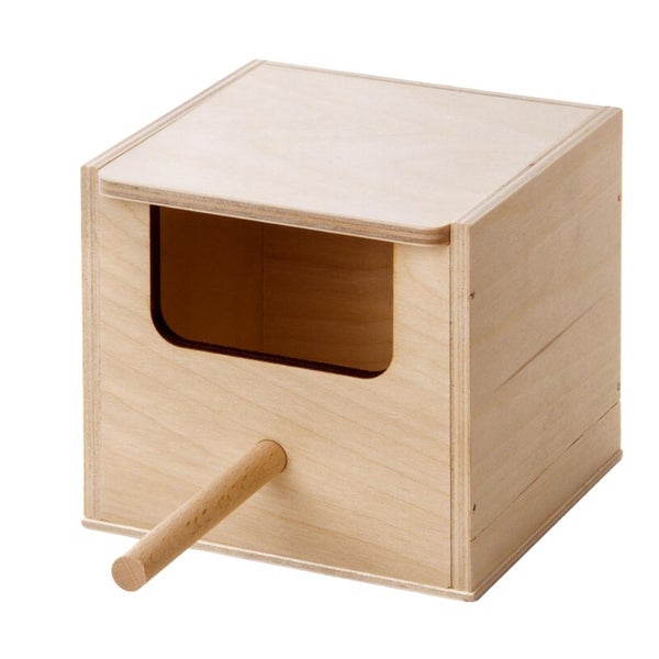 Holz Nistkasten Brutkasten mit Nistmulde Gr.1