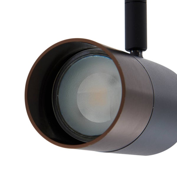 Lindby Stromschienenleuchte Linaro (Modern) in Schwarz aus Aluminium (1 flammig, GU10) - 1-Phasen Stromschiene Stromschienenstrahler Wohnzimmerleuchte