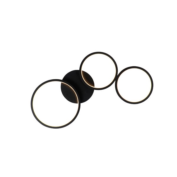 Wandleuchte mit vier runden Lichtelementen