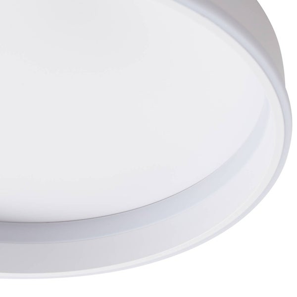 Lindby LED Smart Home Deckenlampe Yasmen dimmbar (Modern) in Weiß (1 flammig, ) - Deckenleuchte Lampe Wohnzimmerleuchte