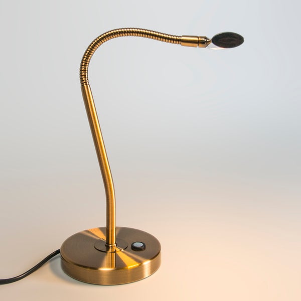 Art Deco Bronze Tischlampe inkl. LED - Tableau