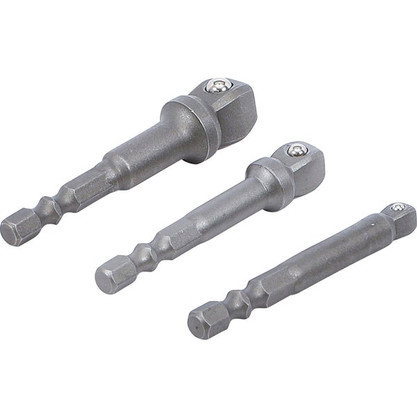 BGS Bohrmaschinen-Kippadapter-Satz Antrieb Außensechskant 6,3 mm (1/4) 3tlg. - 9162