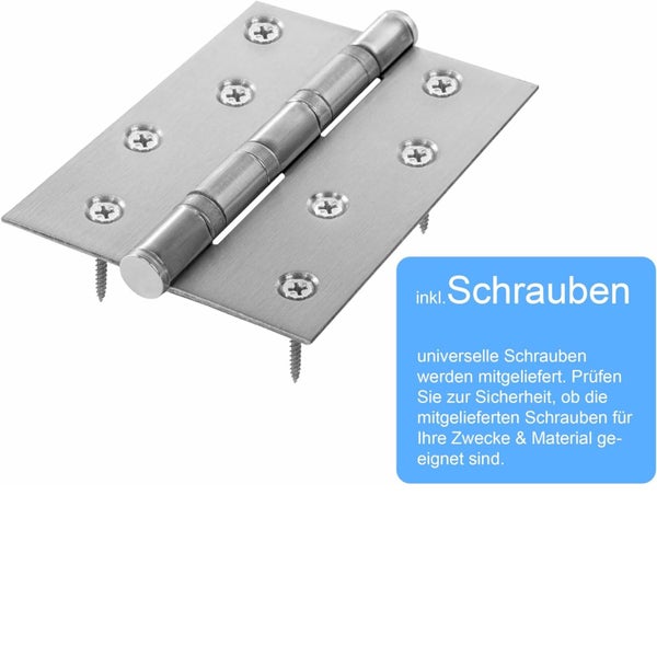 Türband aus Metall inklusive Schrauben für die Montage von Türen