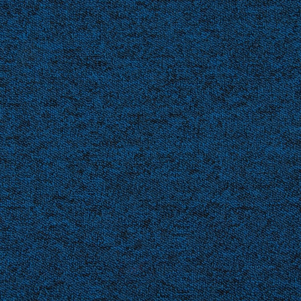 Teppichfliesen 50x50 selbstliegend blau Büro Teppichfliesen mit Schlingen Struktur sehr robust 5,4 mm dick
