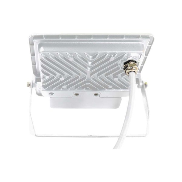 V-TAC VT-138S-1-W - LED-Flutlichtstrahler mit PIR-Sensor - Samsung - IP65 - Weiß - 30W - 2340