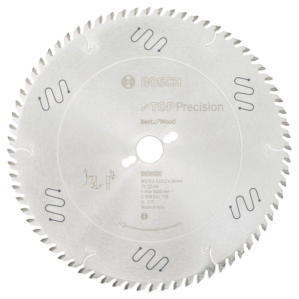 Bosch Kreissägeblatt für Holz, 315 mm Durchmesser