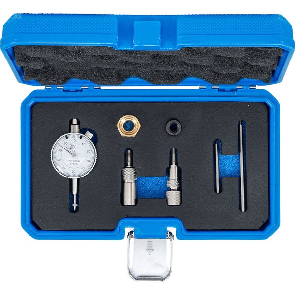 Messuhr Set in blauem Koffer