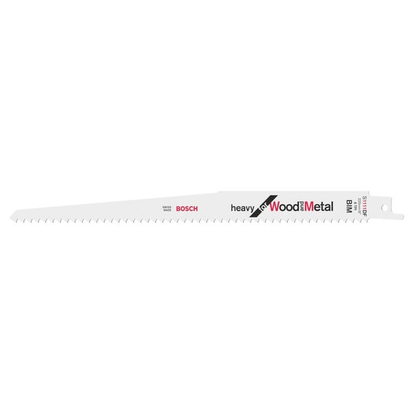 Bosch 5x Säbelsägeblatt S 1111 DF Heavy for Wood and Metal - 2608656261