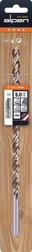 Alpen Holzspiralbohrer mit 8 Millimeter Durchmesser in Verpackung