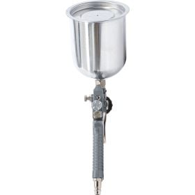 Lackierpistole mit Fließbecher aus Metall für Druckluft