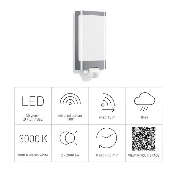 Technische Zeichnung eines Seifenspenders mit Maßangaben