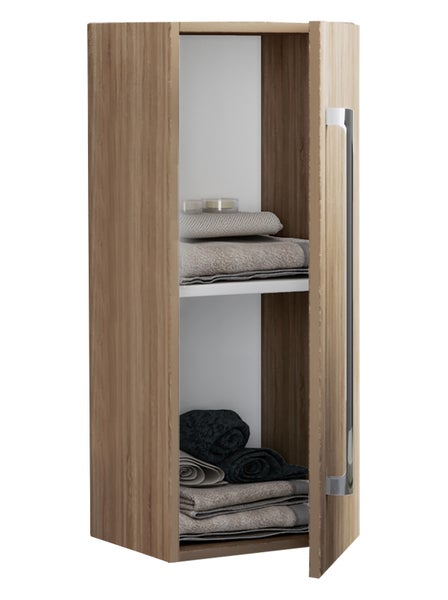 Holz Badmöbel Midischrank Badschrank Bad Badinos D