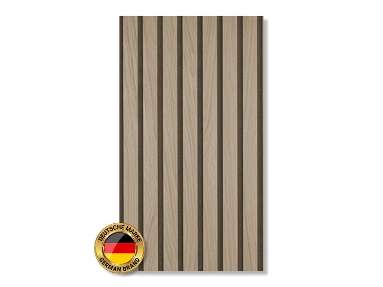 Lamellenwandpaneel mit Holzoptik zur Wandverkleidung inklusive Siegel für deutsche Marke