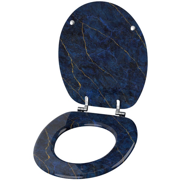 WC-Sitz Marmor Darkblue