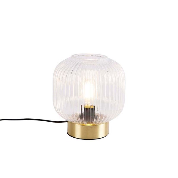 Art Deco Tischlampe Messing - Karel