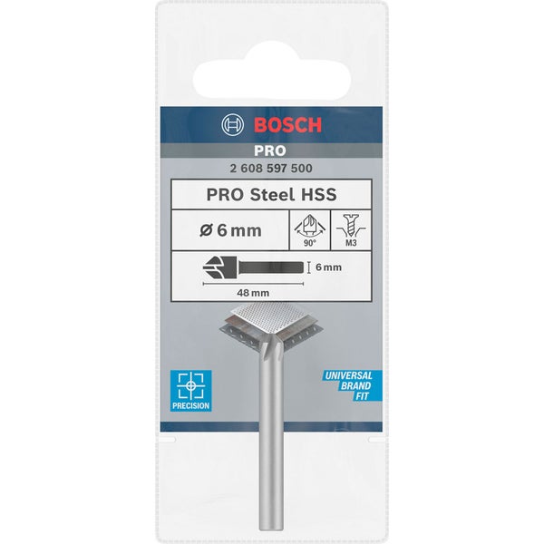 Bosch Logo PRO Stahl HSS Bohrer, 6 mm Durchmesser