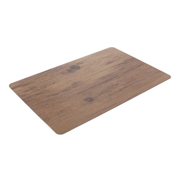 FRANK FLECHTWAREN | Platzmatte Holzoptik, 2er Set, PVC, 45 x 30 cm