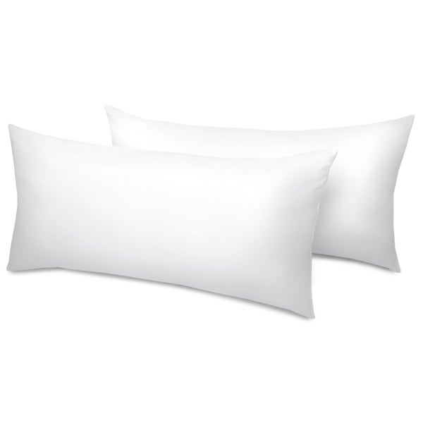 Zwei weiße Kopfkissen