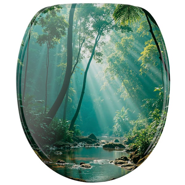 WC-Sitz mit Absenkautomatik Rainforest