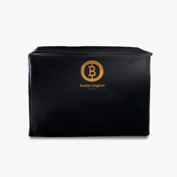 Zwei Heckenkirschen der Sorte Goldflame im Topf mit Rankhilfe