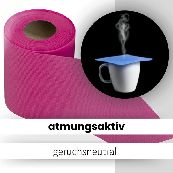 Rolle atmungsaktives und geruchsneutrales Vlies
