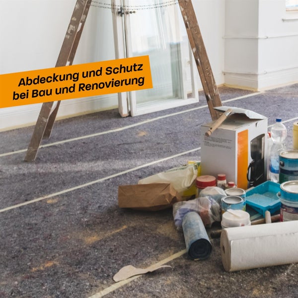 Hinrichs Malervlies 5 m 180g/m² - Abdeckvlies rutschfest